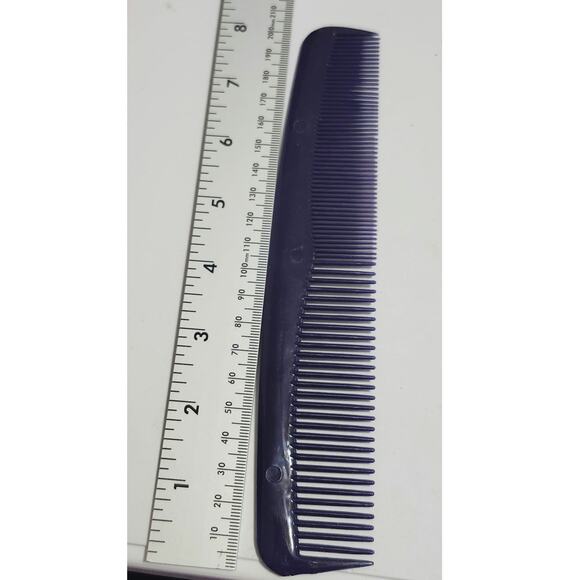 Vtg. Expressions 80's Classic Pocket Comb All Purpose Styling Combs Dark Purple - Picture 3 of 3